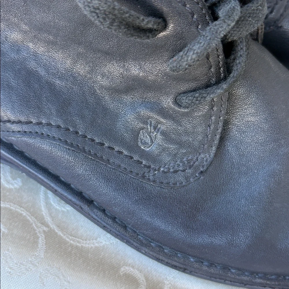 John Varvatos Men's Black Leather Shoes Sz 12